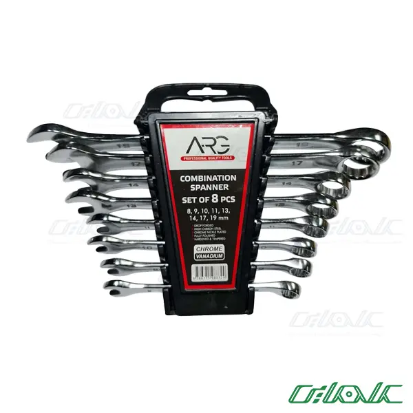 آچار یکسر رینگی پلگانی ارگ مدل 8 عددی