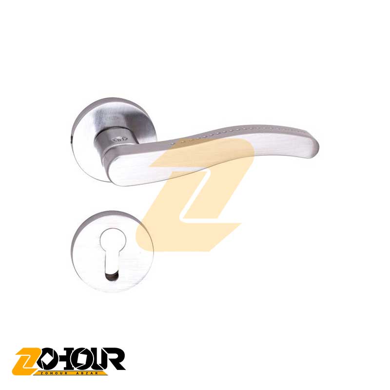 دستگیره رزت ارغوان تک پاییزان رنگ نیکل خشدار مدل Tak paeizan 2122R