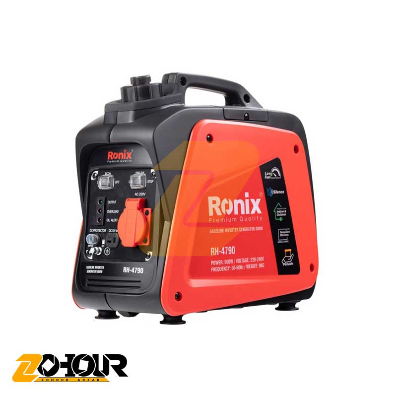 موتور برق بنزینی سایلنت 800 وات رونیکس مدل Ronix RH-4790