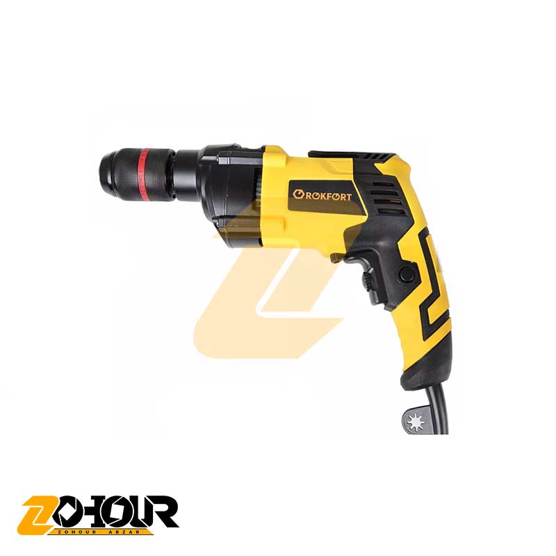دریل نیم تنه فلزی اتومات 1350 وات راک فورت ROKFORT