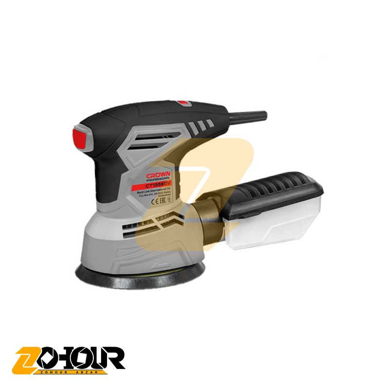 سنباده لرزان گرد کرون 125 میلی‌ متر مدل Crown CT13560V