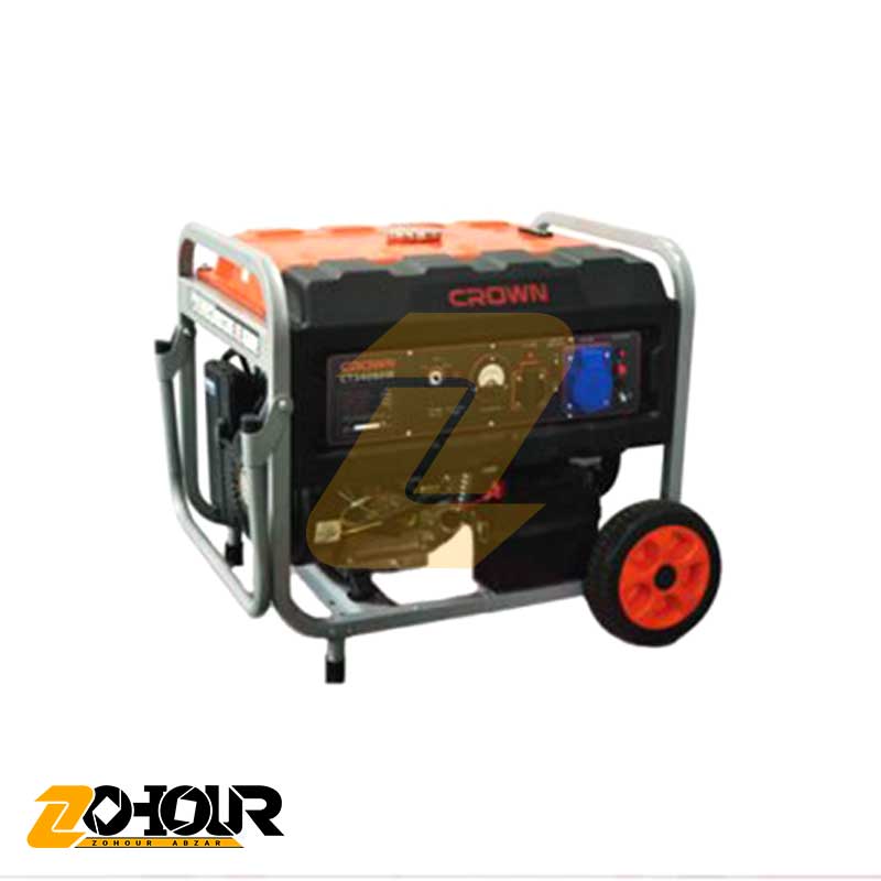 ژنراتور بنزینی 7500 وات کرون مدل Crown CT34080