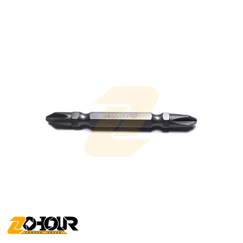 سری پیچ گوشتی دو سر چهار سو سایز 65 مدل DRIVER BITS PH2