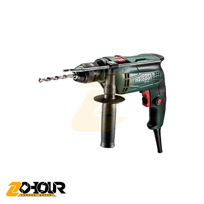 دریل چکشی 13 میلیمتر 650 وات همراه با کیف متابو مدل Metabo SBE650