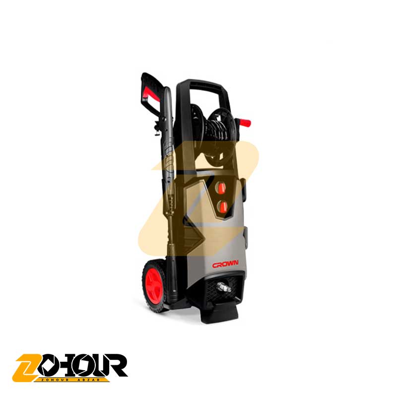کارواش 150 بار 2000 وات به همراه شلنگ جمع کن کرون مدل Crown CT42024