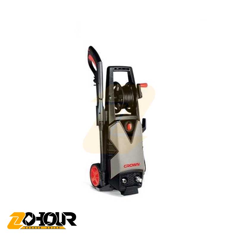 کارواش 140 بار 1800 وات به همراه شلنگ جمع کن کرون مدل Crown CT42022