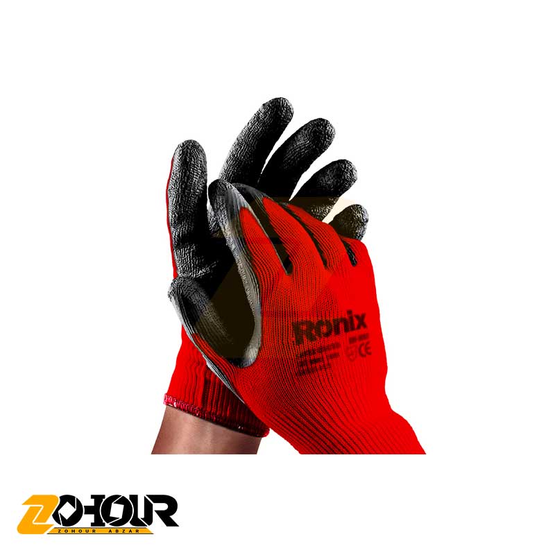 دستکش ایمنی لاتکس رونیکس مدل Ronix RH-9002