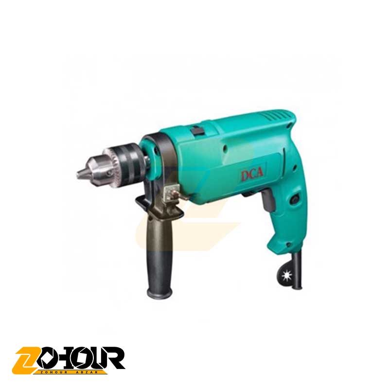 دریل چکشی سه نظام آچاری 500 وات مدل DCA AZJ02-13