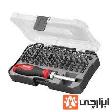 سری پیچ گوشتی و بکس RH-2716 رونیکس (مجموعه 63 عددی)