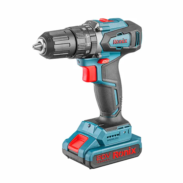کیت دریل شارژی 8900k رونیکس (13 میلیمتری - 20 ولت)
