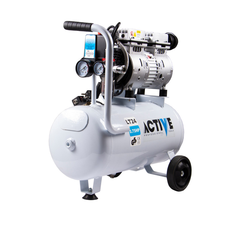 کمپرسور باد AC-1324SN اکتیو (0.75 اسب بخار،دو سیلندر،24 لیتری)