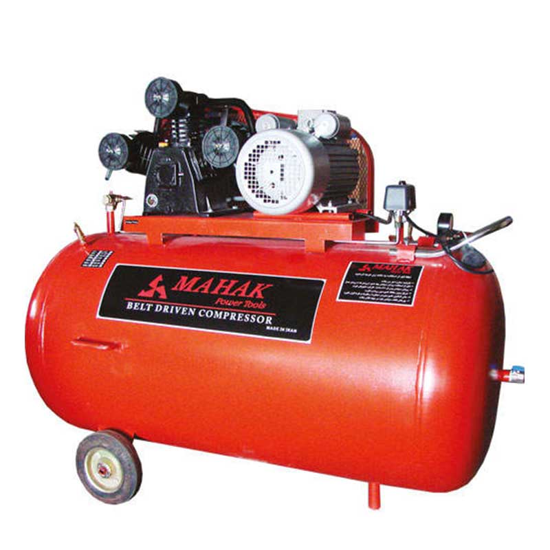 کمپرسور باد 350 لیتری مدل AP-351 محک ( تک فاز و 3 سیلندر)