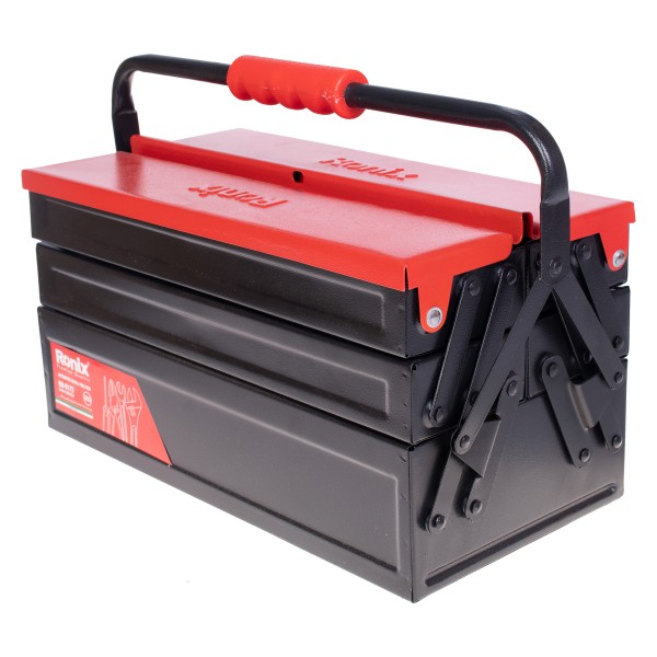 جعبه ابزار فلزی RH-9173 رونیکس (اتوماتیک 40 سانت 3 طبقه)