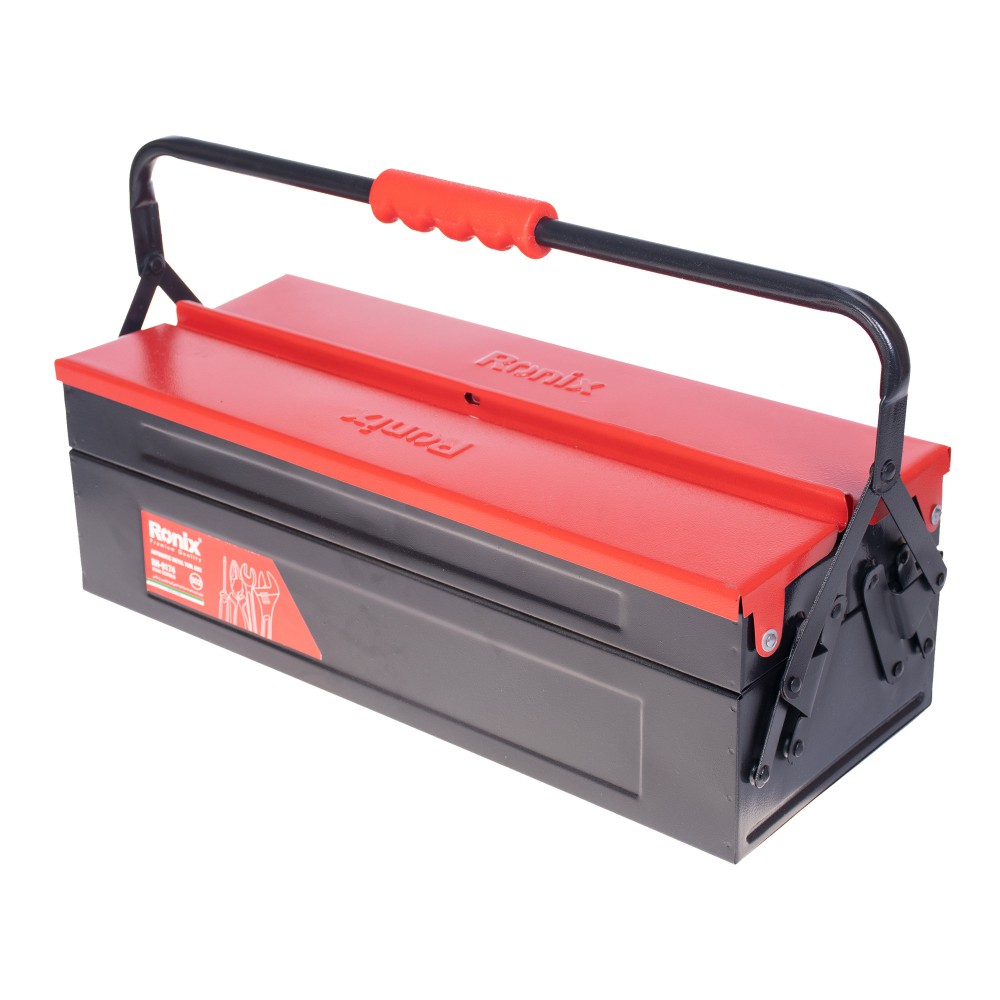 جعبه ابزار فلزی RH-9174 رونیکس (اتوماتیک 50 سانت 2 طبقه)