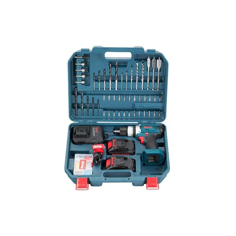 کیت دریل شارژی چکشی RS-8619 رونیکس (53 پارچه)