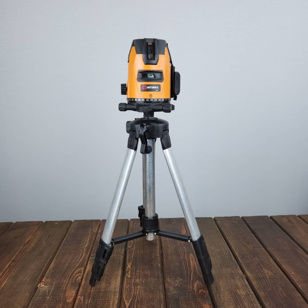 تراز لیزری پنج خط 360 درجه صنعتی اینتیمکس نور سبز تکنولوژی ژاپن