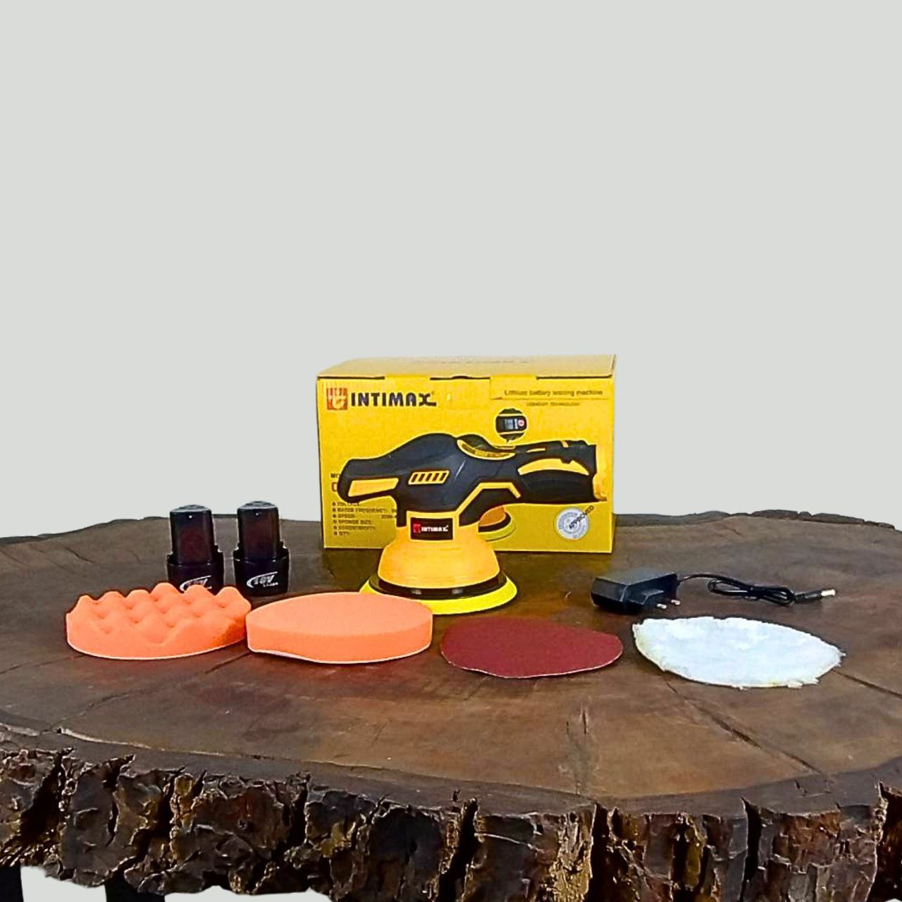 سنباده و پولیش شارژی دیمردار اینتیمکس مدل 0411شارژی براشلس دو باطری صنعتی اینتیمکس مدل 0435 ارسال با پست