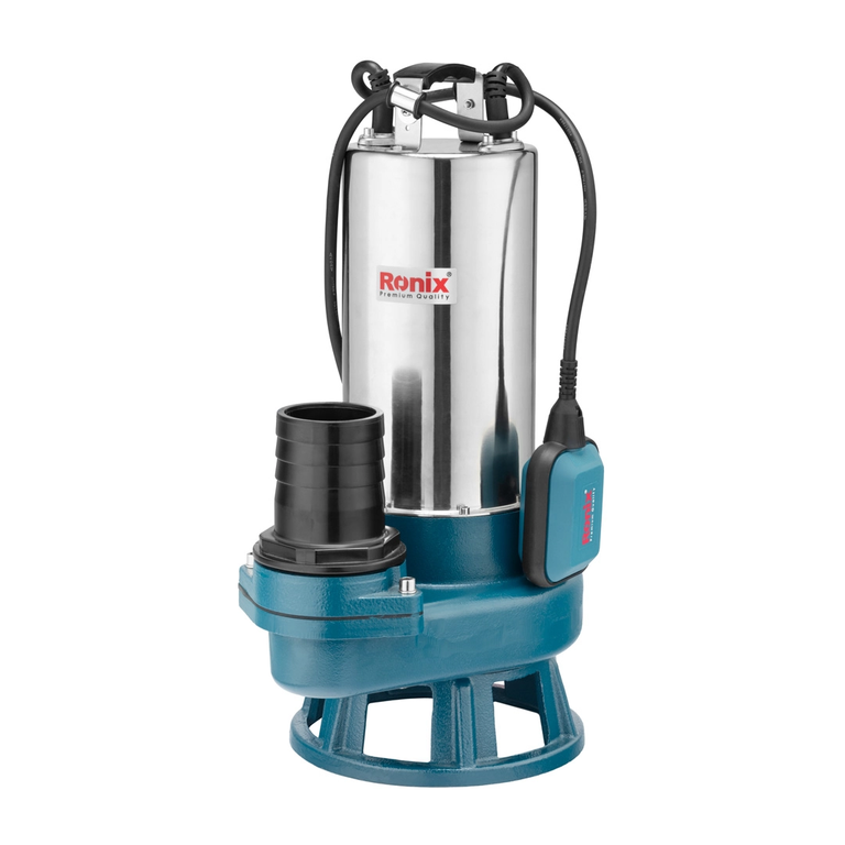 پمپ لجن کش رونیکس 2 اسب بخار 15متری (موتور تک فاز و سه فاز) مدل RH-4041