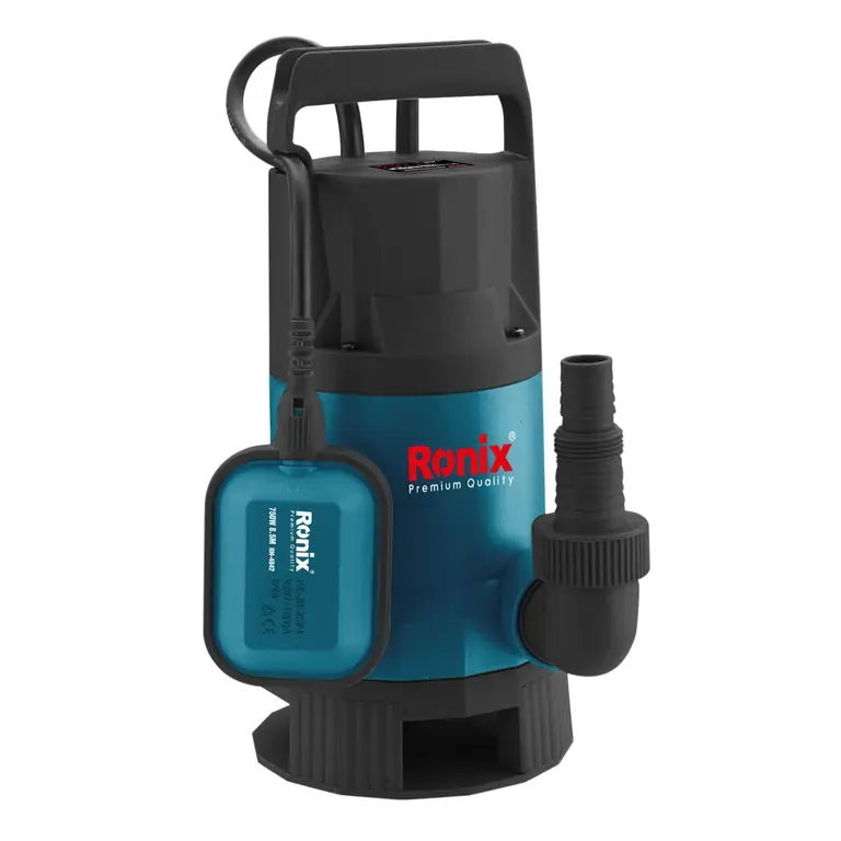پمپ لجن کش پلاستیکی رونیکس 8.5متری 750وات مدل RH-4042
