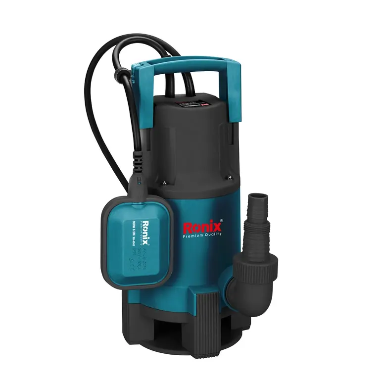 پمپ لجن کش پلاستیکی رونیکس 8.5متری 900وات مدل RH-4043