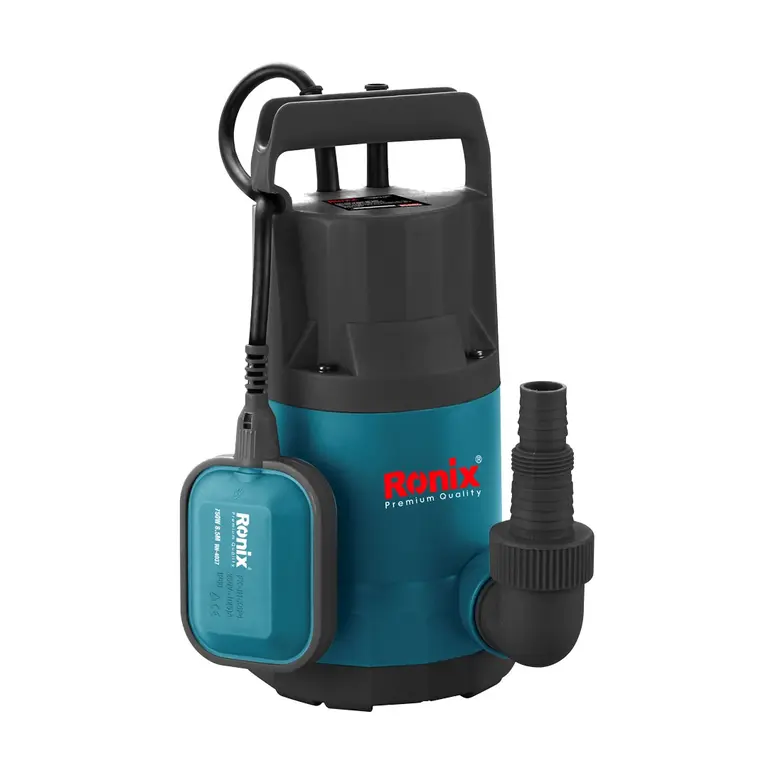 پمپ کف کش پلاستیکی رونیکس 8.5 متری 750 وات مدل RH-4037