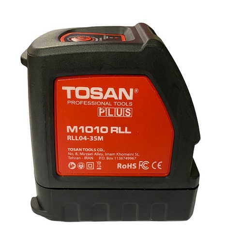 تراز لیزری دو خط (لیزر قرمز) کیفی توسن مدل M1010RLL