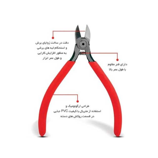 سیم چین الکترونیکی حرفه ای توسن مدل T5011-5E