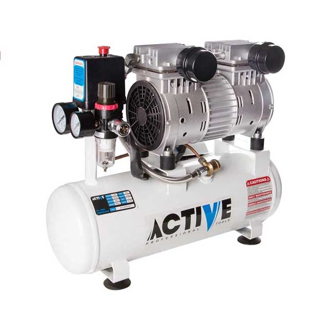 کمپرسور باد 10 لیتری سایلنت 2سیلندر (0.75 اسب بخار) اکتیو مدل AC-1310SP