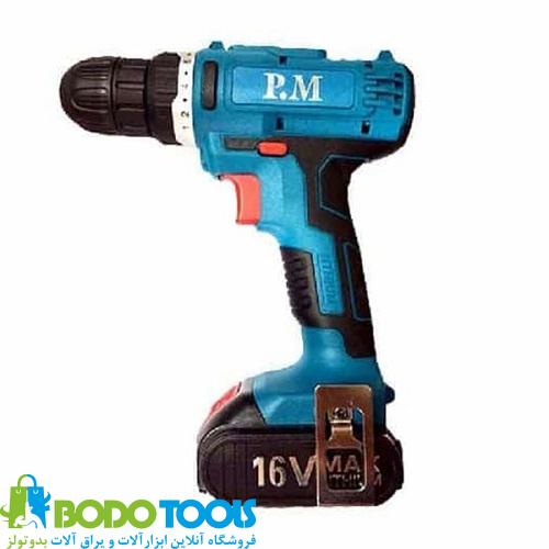 دریل شارژی ۲ دور ۱۶ولت آنکور مدل MT16