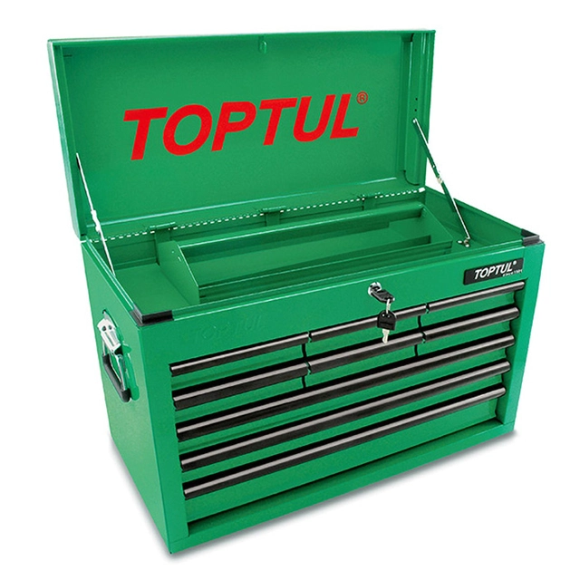 جعبه ابزار فلزی 9 کشو رومیزی تاپ تول مدل TBAA0901