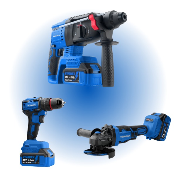 کیت شارژی براشلس 3 عددی ویوارکس مدل VR2403-BCK