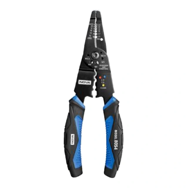 انبر سیم لخت کن چندکاره 7 اینچ نووا مدل 8054