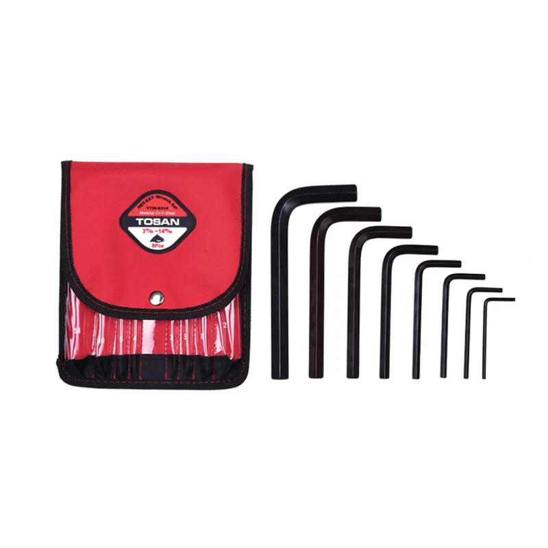 ست 10 عددی آچار آلن شش پر کوتاه توسن مدل T726-B1510