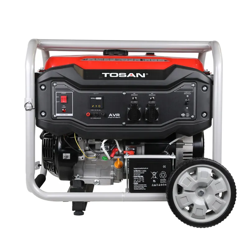 موتور برق بنزینی 6500 وات الکتریکی توسن مدل 1165GW