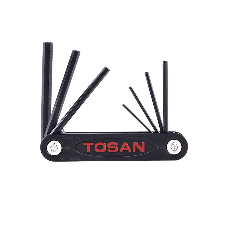 ست 7 عددی آچار آلن شش پر چاقویی توسن مدل T726-N156