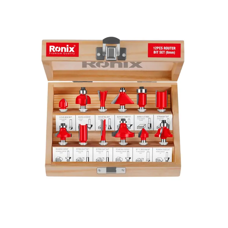 ست 12 عددی تیغ اورفرز رونیکس مدل RH-5341