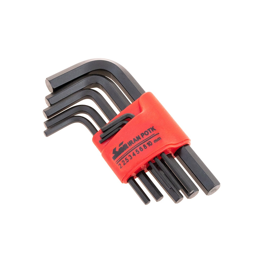 ست 8 عددی آچار آلن شش گوش ایران پتک مدل SL5110