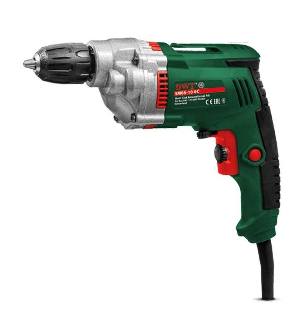 دریل برقی گیربکسی 600 وات DWT مدل BM06-10GC