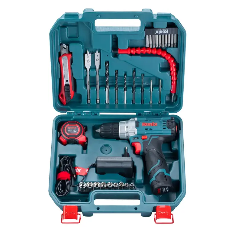 ست 35 پارچه دریل شارژی 12 ولت رونیکس مدل RS-8611