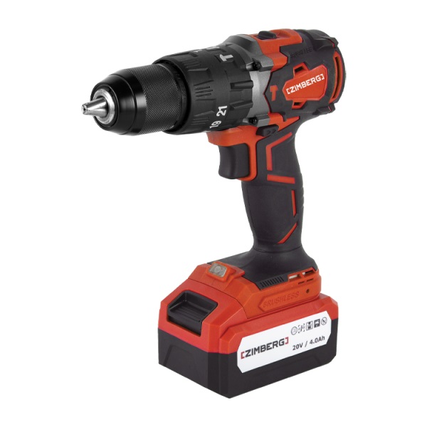 دریل پیچ گوشتی شارژی 20 ولت براشلس زیمبرگ مدل PZB-3204