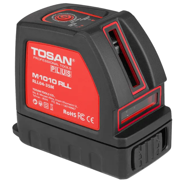 تراز ليزري دو خط نور قرمز TOSAN M1010RLL