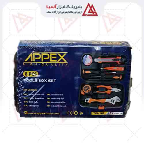 مجموع 8 عددی ابزار اپکس مدل APX-2308