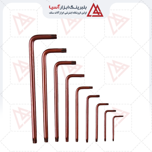 آچار آلن ستاره ای  S2مستر تولز تایوان MASTER از سایز T10 تا T55  ((کوتاه ))